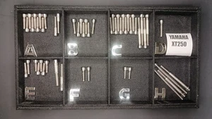 Yamaha XT250 TT250 Sr250 Polished Stainless Engine Bolt Kit Screws Set 1980-82 - Picture 1 of 5