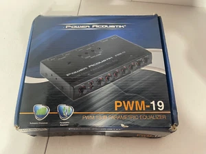 Power Acoustik PWM-19 Car band Parametric Equalizer W/ Sub Electronic Crossover - Picture 1 of 13