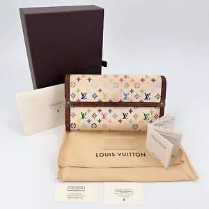 Louis Vuitton Multicolor Long Wallet white - Picture 1 of 18