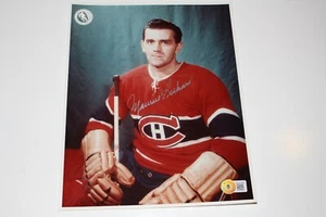 MAURICE RICHARD SIGNED MONTREAL CANADIENS 8X10 PHOTO BECKETT AUTHENTIC COA BAS - Picture 1 of 3