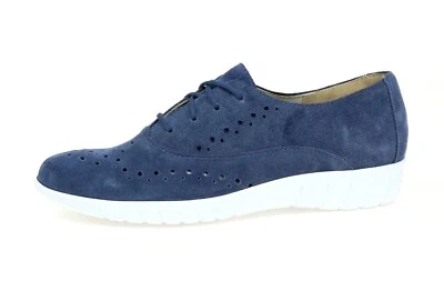 Munro Z4335* Wellesley Blue Suede Oxford Sneaker Women's Size 6 N - Image 1 of 4