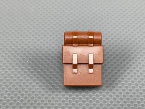 LEGO Minifigure Reddish Brown Backpack with Bedroll 2524 (Non Opening) - Picture 1 of 8