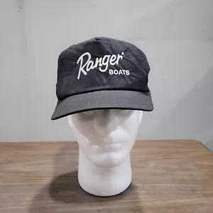 VTG Ranger Boats Black Snapback Hat Cap 90s K Products Outdoor Fishing Thrashed - Picture 1 of 8