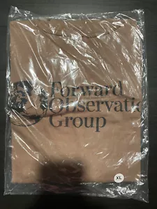 Forward Observation Group Corporate Logo Military Tee Brown Made In U.S.A. SOFFE - Picture 1 of 4