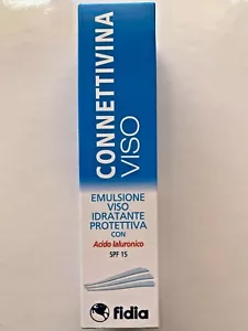 Connettivina VISO emulsione IDRATANTE PROTETTIVA SPF15 con Acido Ialuronico 50ml - Foto 1 di 2