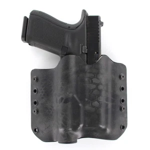 OWB Kydex Holster for 50+ Hanguns with OLIGHT PL-3 & PL-3R - KRYPTEK TYPHON - Picture 1 of 4