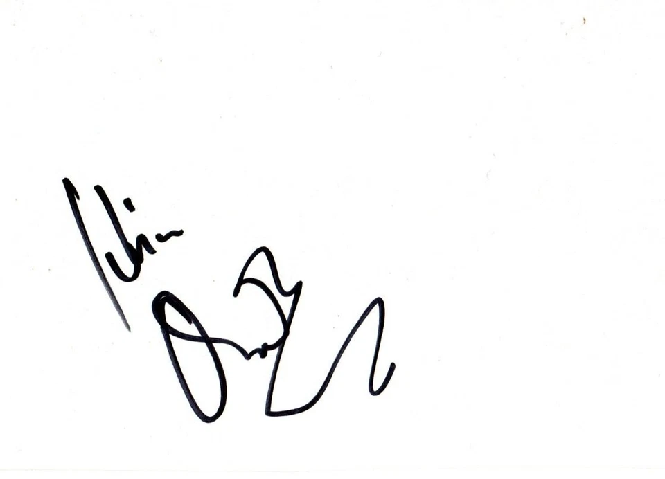 Julian Ovenden FOYLES WAR Etc Signed White Card Autographed - Image 1 of 1