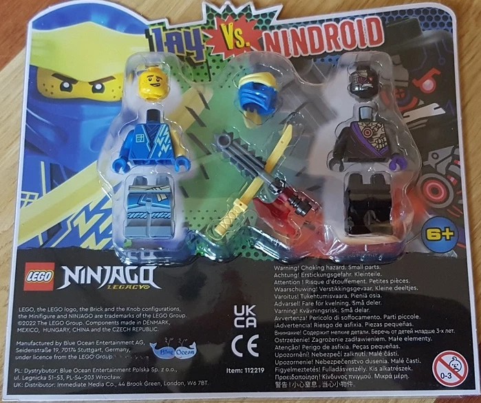 LEGO Ninjago - Jay vs. Nindroid Blister Pack - njo786 njo788 - Nuevo 112219 2022 Foto 1 de 1