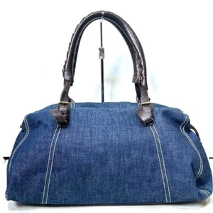 Miu Miu Denim Blue Handbag Shoulder Indigo Archive Auth GOOD CONDITION - Picture 1 of 11
