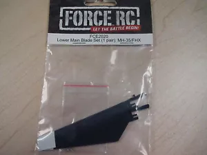 Force R/C Heli Parts - FCE2020 Lower Main Blade Set (1 pair) MH-35/FHX - Picture 1 of 1