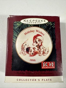 Vintage Hallmark Andenken Ornament 1996 Sammelteller 101 Dalmatiner - Bild 1 von 6