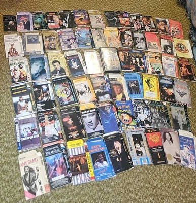 VHS empty Boxes Art For Replacements Projects Etc Lot Of 64 Vintage VTG No Tapes - Image 1 of 4