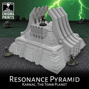 Resonance Pyramid - 28mm 3d Printed Tomb World Wargaming Terrain | Karnac - Picture 1 of 8