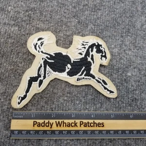 Vintage Horse Patch Bucking Bronco Stallion 70s 80s Horseback Riding Rodeo AC6 - Picture 1 of 2