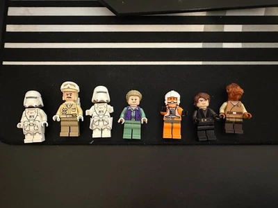 LEGO Star Wars Minifiguras Lote de 7 figuras Almirante Ackbar General Leia Foto 1 de 2
