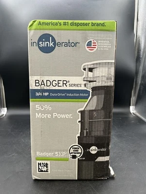 InSinkErator Badger 5XP Power Cord Included Badger 3/4 Hp Garbage Disposal r23 - Image 1 of 3