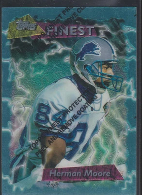1995 Finest  #268 Herman Moore Detroit Lions - Image 1 of 2