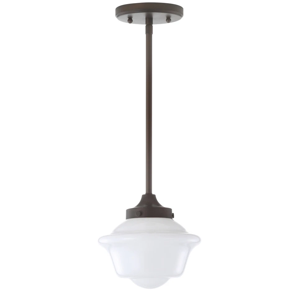 Jonathan Y Lighting Jyl3516 Jyl Kurtz 1 Light 7"w LED Mini Pendant - Bronze