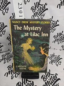 Vintage Nancy Drew Book Mystery at Lilac Inn 1962 Yellow Matte Club - Foto 1 di 7