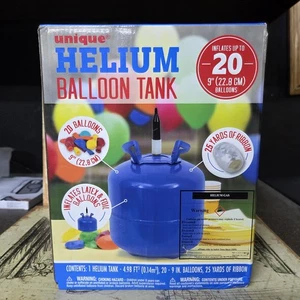 Helium Balloon Tank Kit, 4.98 Cu ft- 20 Mini Balloons Included + Ribbon - NEW! - Picture 1 of 8