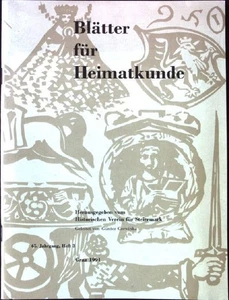 Wie die Burg Leibnitz "steirisch" wurde; in: 65. Jahrgang, Heft 3; Die Blätter f - Bild 1 von 1