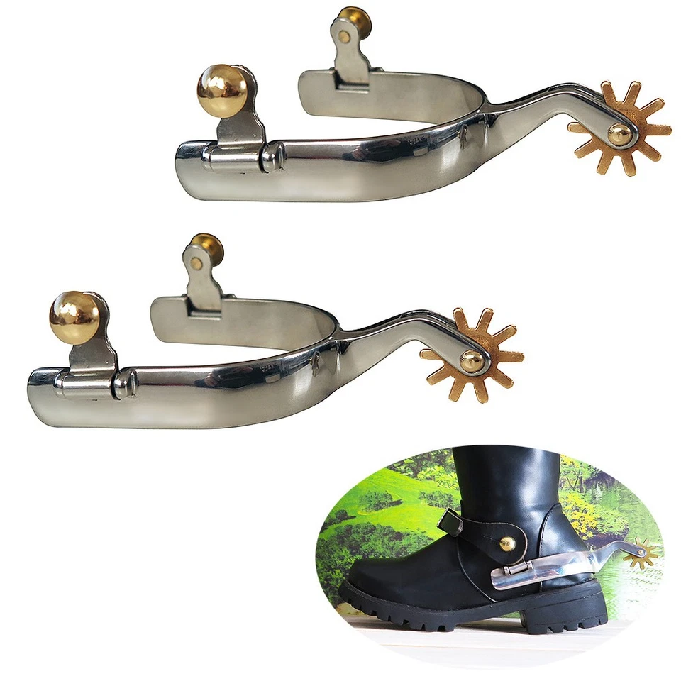 1 Pair Horse Spurs for Women, Spurs Accessories Gear Spurs Equestrian Gear - Image 1 of 1