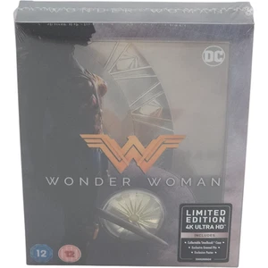 Wonder Woman 4K Ultra HD Blu-ray + Blu-ray SteelBook Titans of Cult Zone B - Picture 1 of 7