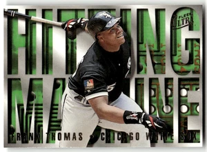 Fleer Ultra Hitting Machine 1995 Frank Thomas #10 Chicago White Sox - Imagen 1 de 2
