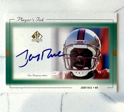 1999 SP Authentic Player's Ink JERRY RICE Auto UD Signature🔥49ers Legend - Image 1 of 2