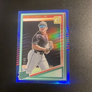 2025 Donruss #112 Slade Caldwell Blue /149 Diamondbacks Rated Prospect - Bild 1 von 2