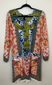 BCBG MAXAZRIA Benjamin Romper Pink Coral Pockets Long Sleeve Size Medium NEW - Picture 1 of 10