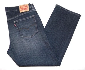 LEVI'S - Jeans uomo vintage 559 relaxed taglio dritto 36"W x 30"L blu denim - Foto 1 di 7
