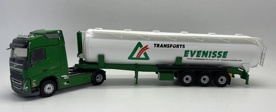 ELIGOR,VOLVO FH500 4x2 2020 with tanker 3 Axles Transports EVENISSE, 1/43, EL... - Image 1 of 1