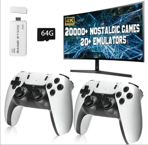 M15 Plus Mini Video Game Console Stick 4K, 30000+ Retro Games, TV Handheld - Picture 1 of 6