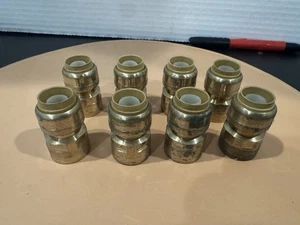Raccordo in rame da 1/2 FIP a 1/2 morso di squalo push fit LOTTO di 8 - Foto 1 di 2