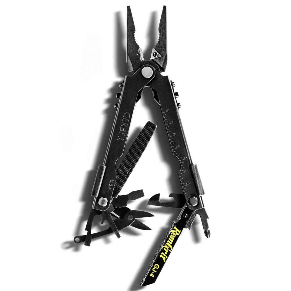 GERBER 30-000952 Multi-Tool,Black,12 Tools 19YH58 - Image 1 of 1