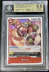 BGS 9.5 One Piece OP05-016 R Morley - English - Awakening of the New Era- Graded - Picture 1 of 2