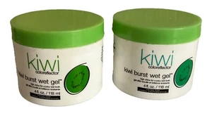2 Pack Kiwi Coloreflector KIWI BURST WET GEL High Shine 4 oz Ea UNSEALED - Picture 1 of 2