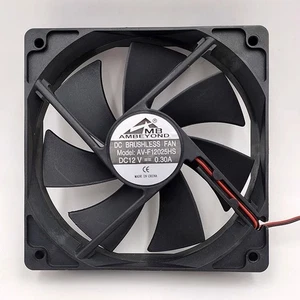 AMBEYOND AV-F12025HS DC12V 0,3A Ventola di raffreddamento CC 12 cm 2 fili - Foto 1 di 4