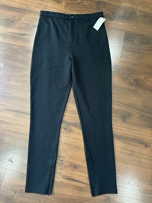 NUEVO CON ETIQUETAS Abercrombie & Fitch Negro Elástico Leggings Pantalones Talla L Cintura Alta Foto 1 de 4