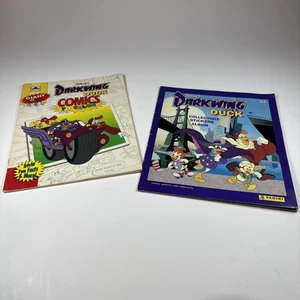 Vintage Disney, Dark Wing Duck Lot - 1992 Panini Collectible + Golden Comics - Picture 1 of 11