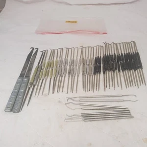 Vintage Scriber Scribe Hook Pick & Hooks - Mixed Instrument Lot-1006 - Picture 1 of 8