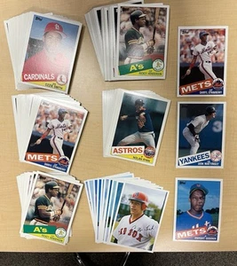 Lot Of 115 1985 Topps Oversized Baseball Cards - Picture 1 of 11