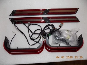 Luces de riel de alforja Harley Davidson Electra Glo 90531-93 1993-2008 Touring Mod - Imagen 1 de 15