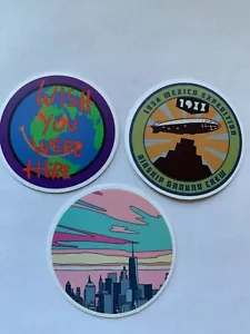 3" vinyl 3 pack Travel outdoors hiking park stickers - Picture 1 of 1