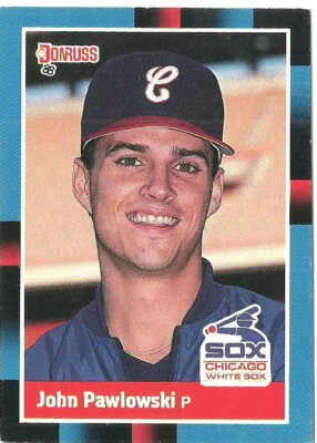 JOHN PAWLOSKI CHICAGO WHITE SOX #457 - DONRUSS NM-MT 1988 - Image 1 of 2