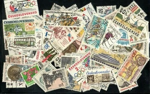 CZECHOSLOVAKIA - PACK/COLLECTION - 100 DIFFERENT STAMPS!!! - Bild 1 von 1
