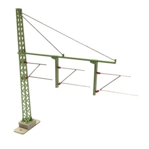 Oberleitung Rohrausleger über 3 Gleise mit Mast-sehr detaillierte Ausführung - Bild 1 von 6