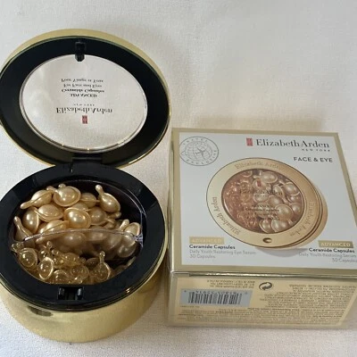 Elizabeth Arden Advanced Ceramide Capsules 30 Face & 30 Eye Total 60 Pieces New - Image 1 of 4