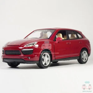 1:24 Porsche Cayenne S Modelo Coche Diecast Vehículo de Juguete Colección Niños Regalo Rojo - Imagen 1 de 12